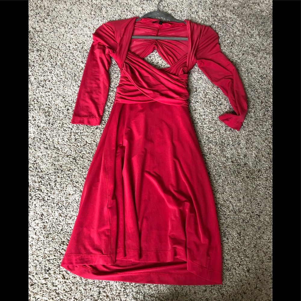 BCBG open back dress